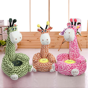 Cartoon Children Small Seat Sofa Nest Chair Giraffe Decor